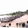 Half damaged bridge over morabharali